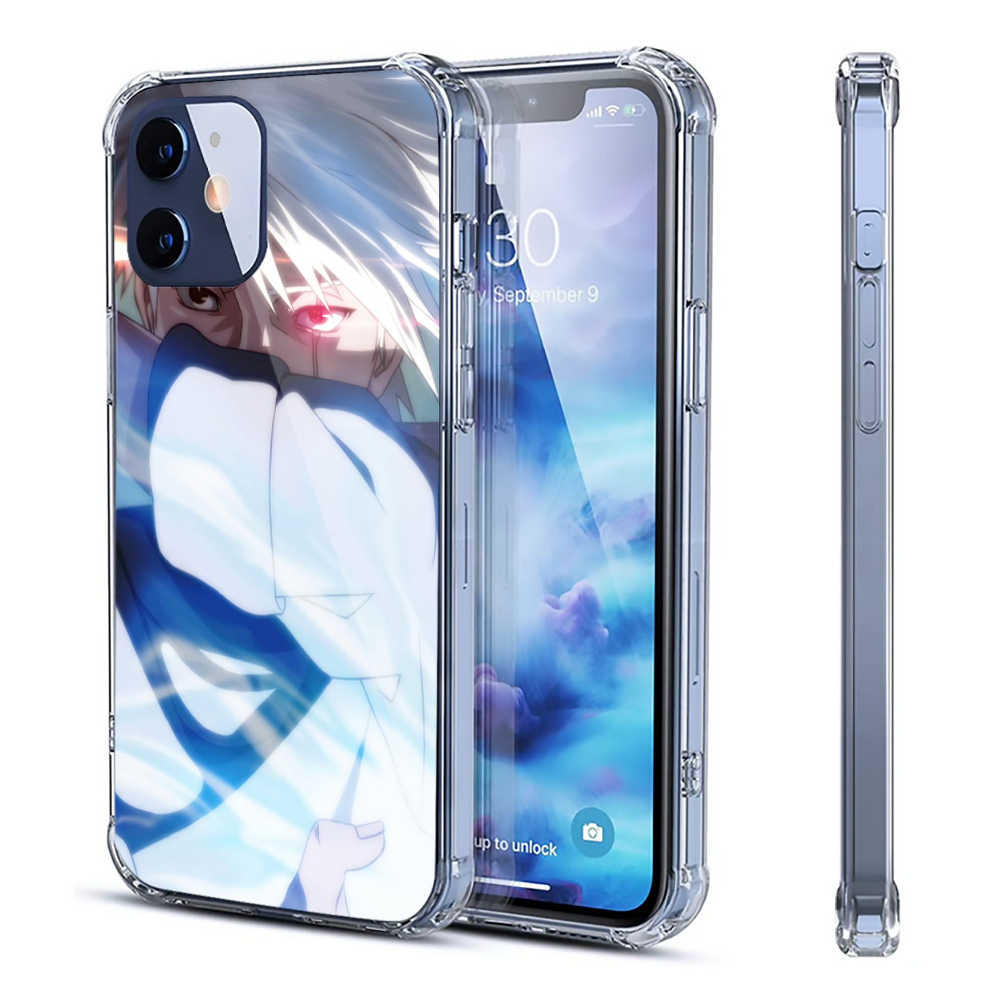（画像用） NARUTO -ナルト- NARUTO -ナルト- 疾風伝 【iPhone 12シリーズ対応】透明スマホケース（クリアソフトケース）
